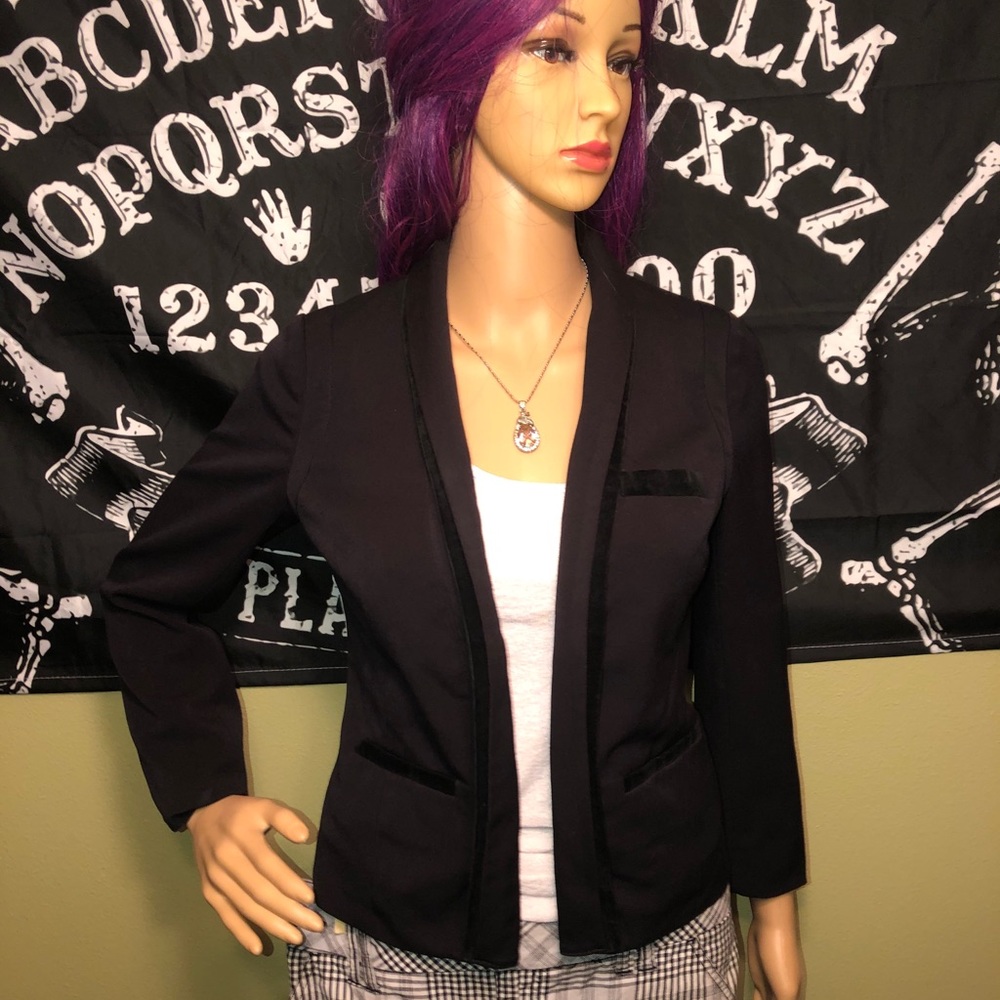 UO Cooperative Double Collar Open Front Blazer XS